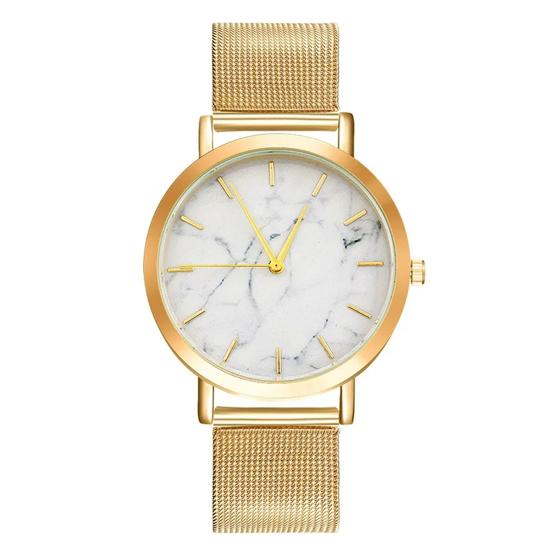 FUNIQUE женские мраморные Сплав Кварцевые Подарки наручные часы Reloj Mujer браслет для
