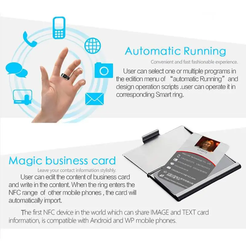 Jakcom R3 R3F Timer2(MJ02) новая технология смарт Кольцо носить Волшебный палец NFC кольцо для Android Windows NFC телефонов