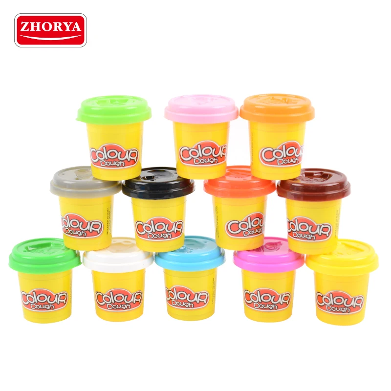 Zhorya New 12pcs Air Dry Super Light Jumpimg Modeling Clay Play Dough