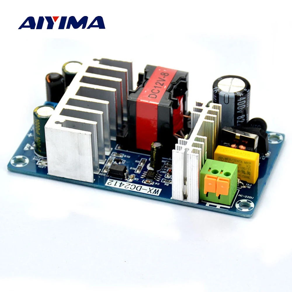 

Aiyima AC 85-265V To DC 12V 8A AC/DC 50/60Hz Switching Power Supply Module Board