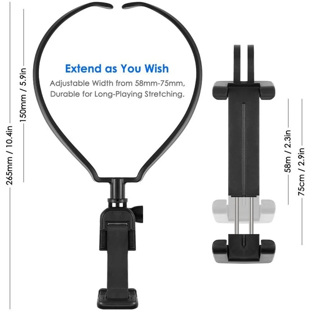 Универсальный переносной держатель для телефона на шею, кронштейн для крепления, Портативный Регулируемый держатель для телефона для мобильного телефона Telefoonhouder