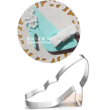 10 шт. модные туфли на высоком каблуке из нержавеющей стали резак для печенья Форма для хлеба суши для помадки, пирога, печенья инструмент для Штамповка печенья