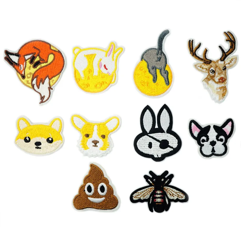 Cub Rabbit Coney/железная одежда сшитая шва ткань текстиль украшение пальто верхняя