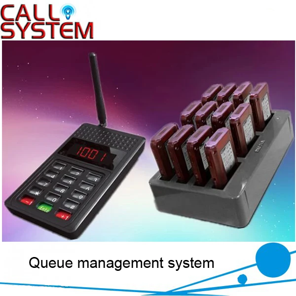 font b Wireless b font vibrating call pager system 12 coaster paging with 1 transmitter
