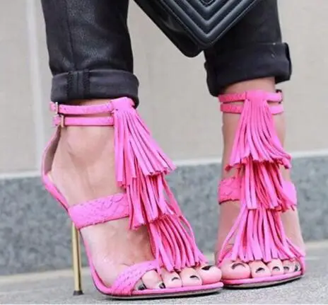 hot pink gladiator sandals