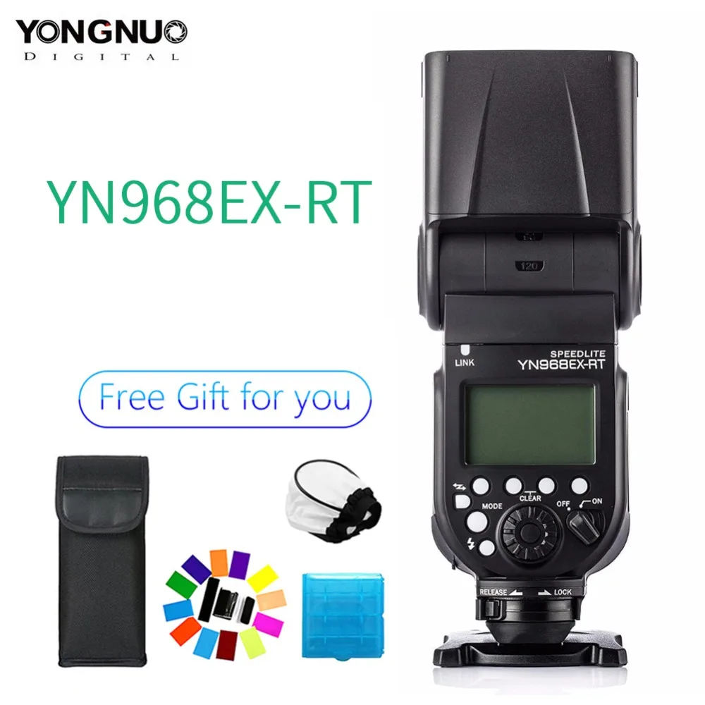

YONGNUO YN968EX-RT TTL Wireless Flash Speedlite with LED Light Compatible with YN-E3-RT\YN600EX-RT for Canon 600EX-RT\ST-E3-RT
