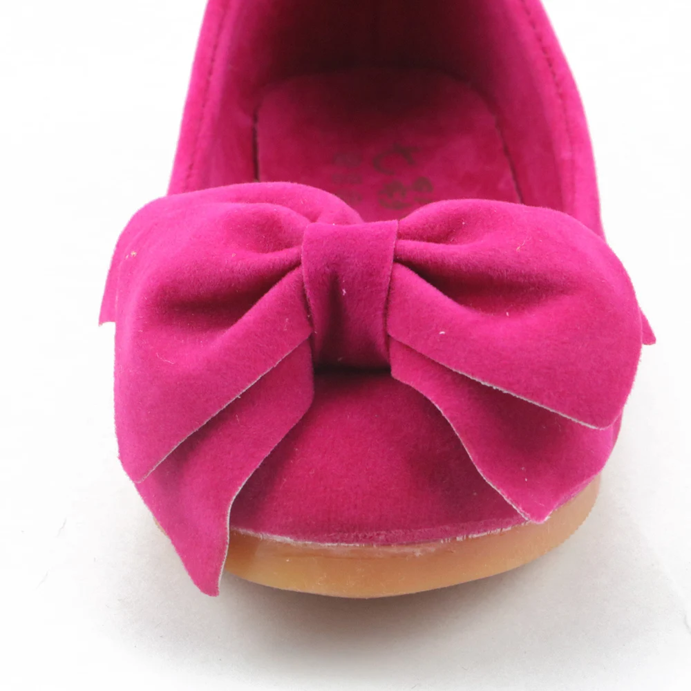 2017 الخريف الساخن بيع الأطفال أحذية أنيقة الفتيات الأميرة القوس البازلاء الأحذية الصفتي جودة عدم الانزلاق أحذية للأطفال size21-36