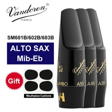 Vandoren SM601B SM602B SM603B A35 A45 A55 Jumbo JAVA мундштук альт саксофон/альт саксофон Mib-Eb мундштук
