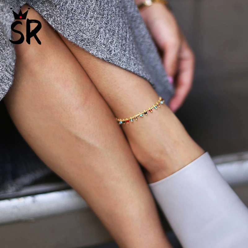 

New Bohemian Ankle Chain Fashion Trendy Foot Jewelry Ankle Bracelet for Women Leg Chain Anklets Summer Beach Tobilleras De Plata
