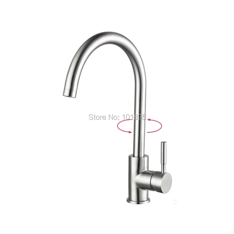 

L16723 Luxury 304 Stainless Steel Kitchen Sink Faucet