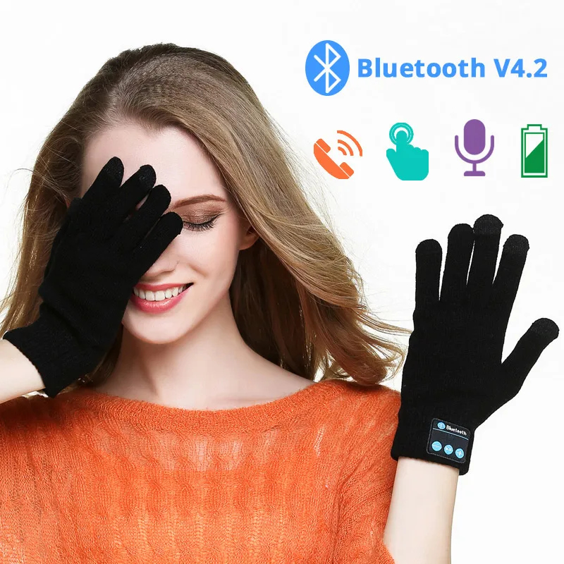 

Bluetooth Earphones Gloves Bluetooth kulakl Mittens Winter Wireless Headphones Handsfree Headset Touch Screen Gloves for iphone