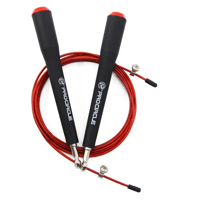 PROCIRCLE Speed Jump Rope Adjustable 10ft Skipping Ropes Best for Fitness Boxing MMA Training Metal Ball