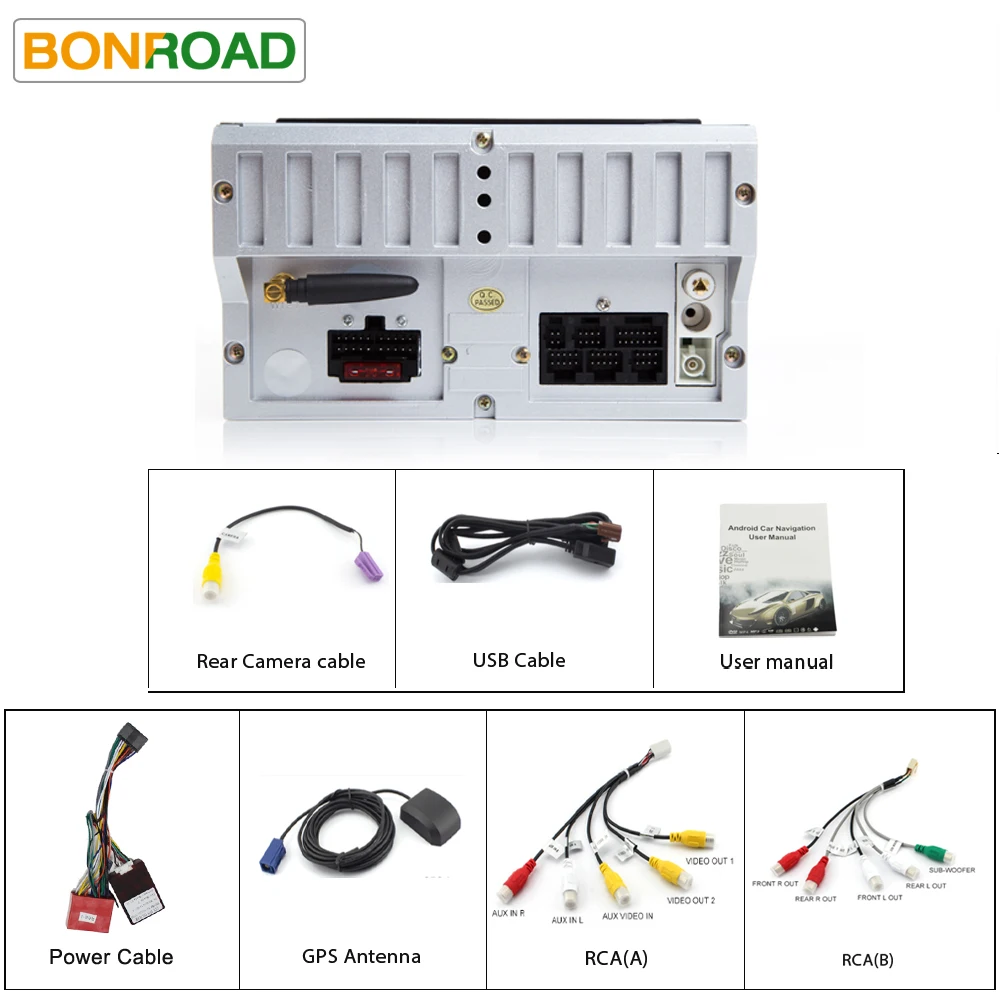 Clearance Bonroad 9" Android 7.1 Rom2G Rom32G GPS For Mazda3 2004-2008 Wifi Bluetooth Car Video Player Nav Navigation Radio(No DVD) 4