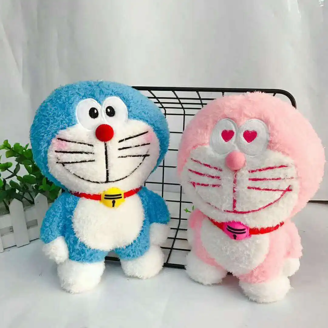 Горячая аниме 20 см Doraemon плюшевые игрушки милый Кот кукла мягкие животные Подушка Детские игрушки для детей девочка Фигурка Doraemon подарок на день рождения