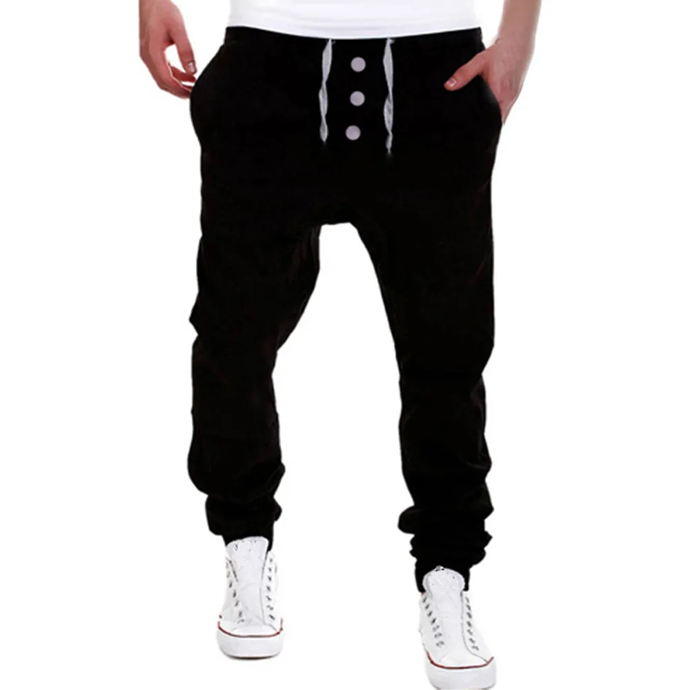Mens Trousers Sweatpant Harem Pant Slacks Casual Jogger Dance Sportwear 310g