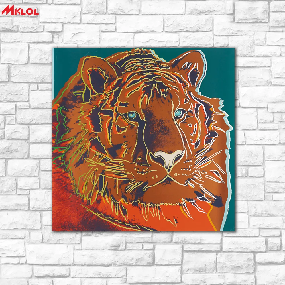 large wall art Tiger Oil Painting Wall Art Picture Paiting Canvas Paints Home Decor Abstract
