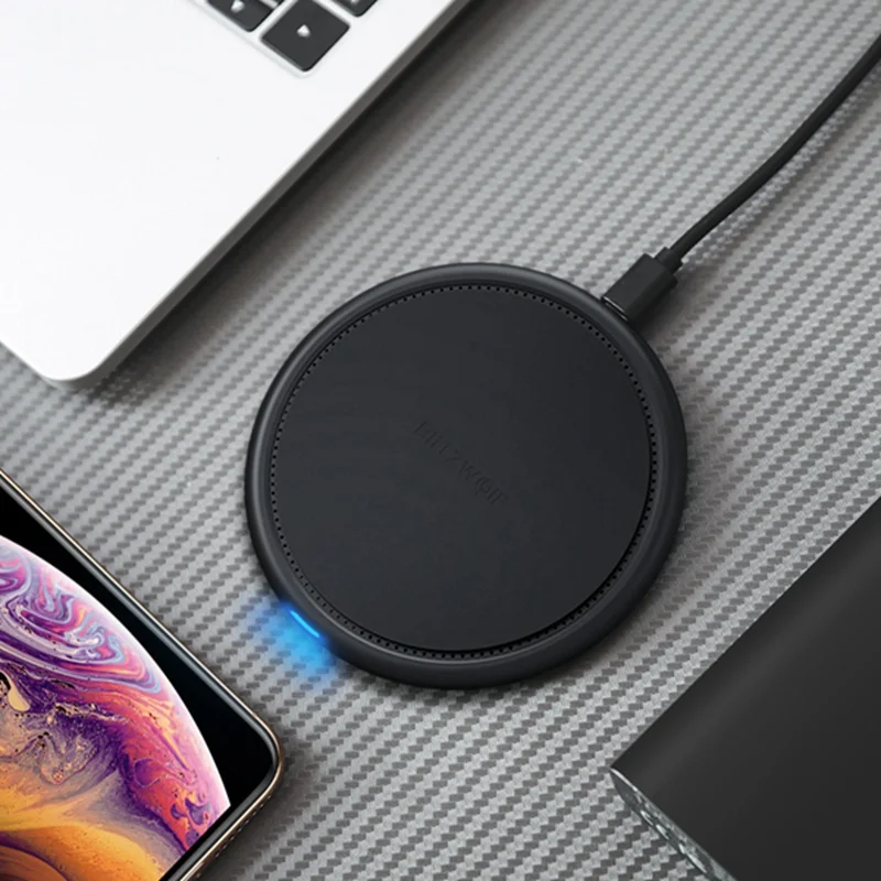 BlitzWolf Ци 10 W 7 5 быстрая зарядка Беспроводной Универсальный Зарядное устройство 9 V