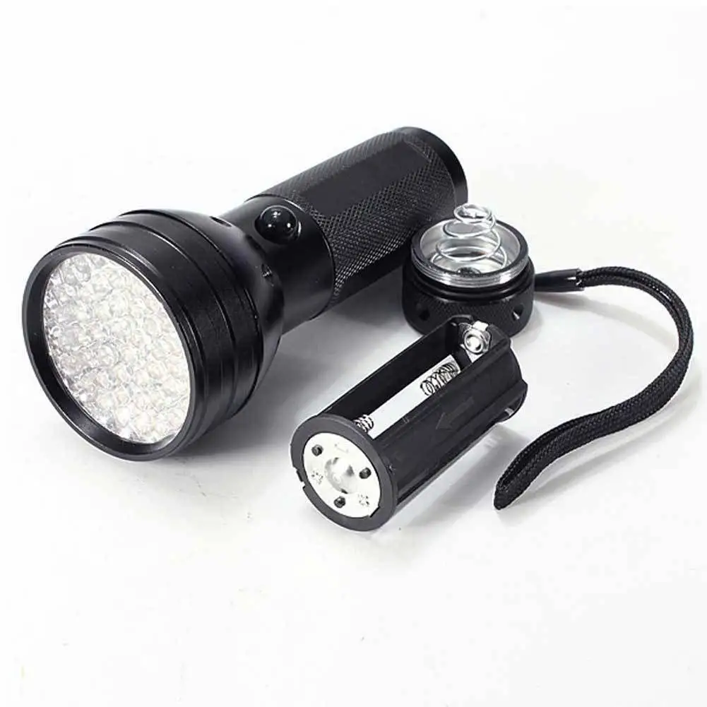 UV Flashlight 51 LEDs Handheld Ultraviolet Lamp 395nm Novelty Lighting