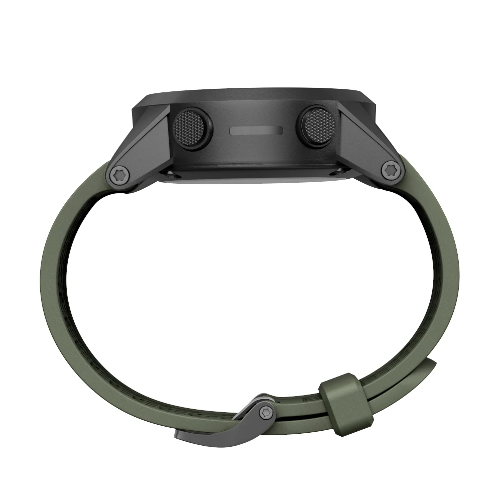 26 мм ширина ремешка для часов Garmin Fenix 2 Band мягкий силиконовый ремешок для часов Garmin Fenix 2 Fenix 1 браслет с 2 винтами