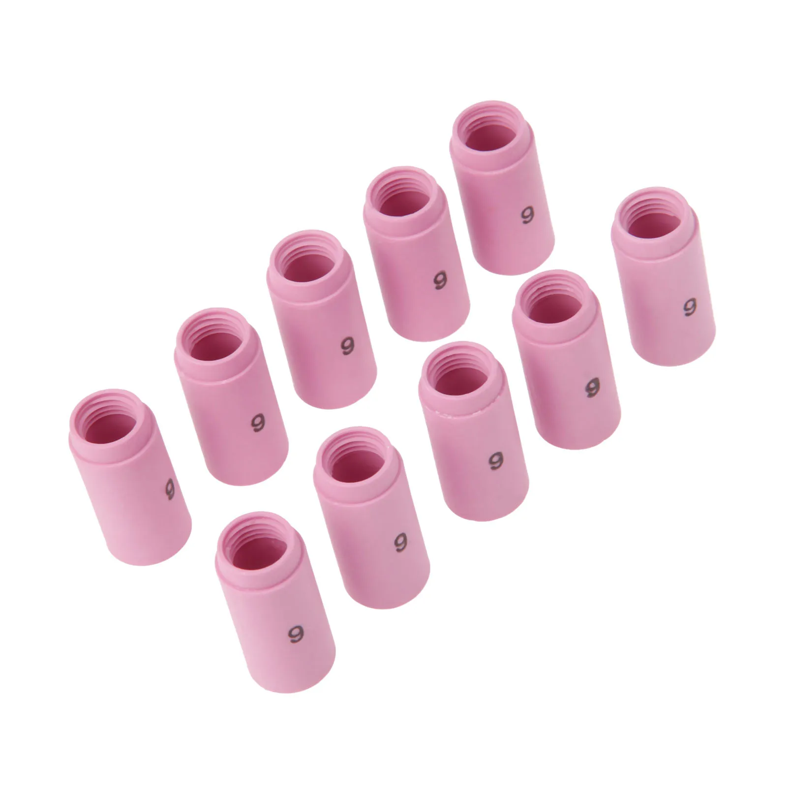 DRELD 10PCS TIG Alumina Nozzle Gas Lens Ceramic Shield Cups 13N10 6# Fit Welding Torch Accessories SR PTA DB WP 9 20 25 Series DRELD 10PCS TIG Alumina Nozzle Gas Lens Ceramic Shield Cups 13N10 6# Fit Welding Torch Accessories SR PTA DB WP 9 20 25 Series