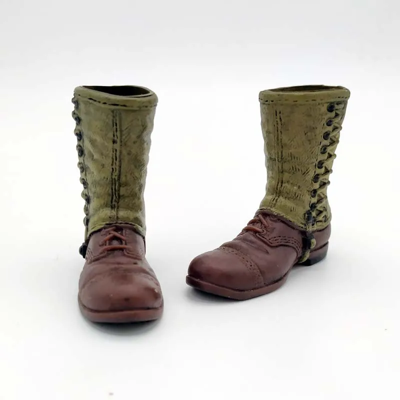 

1/6 Scale WWII US Army Leggings Boots Model Ranger Soldier Shoes for 12inch Male Soldier action figures toys DID BBI DML