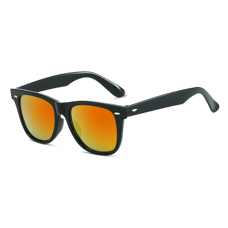 Квадратные солнечные очки с заклепками для мужчин Роскошные солнечные очки с горячими лучами женские брендовые дизайнерские очки черные солнцезащитные очки UV400 - Цвет линз: C4