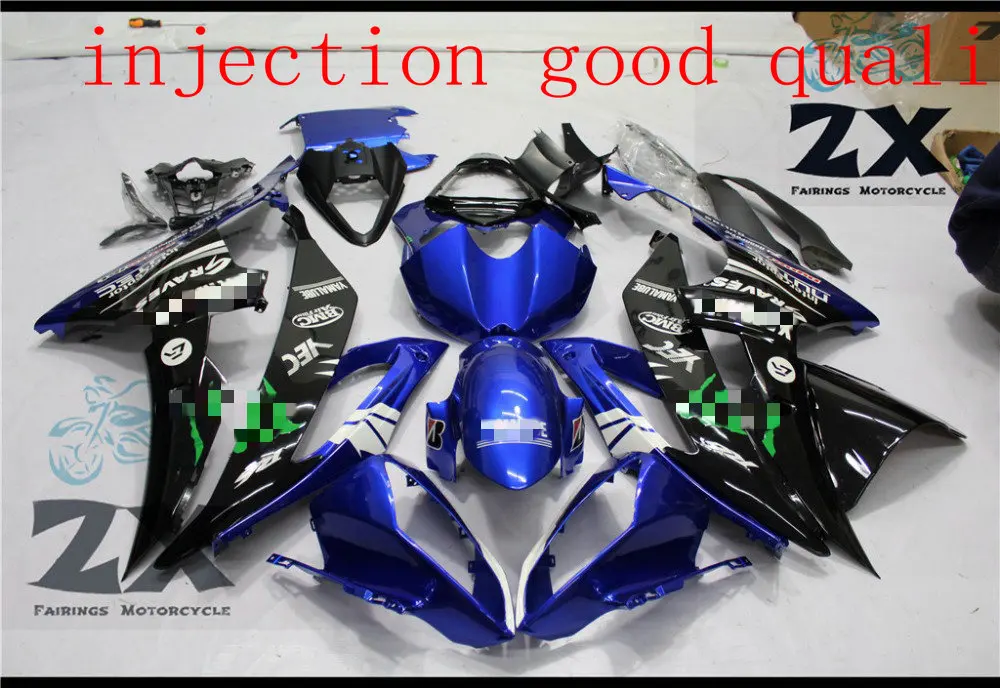 

Complete Fairings For YAMAHA R6 2009 2010 2011 2012 2013 2014 2015 Plastic Kit Injection Motorcycle FairingS UV FREE Heat Shield
