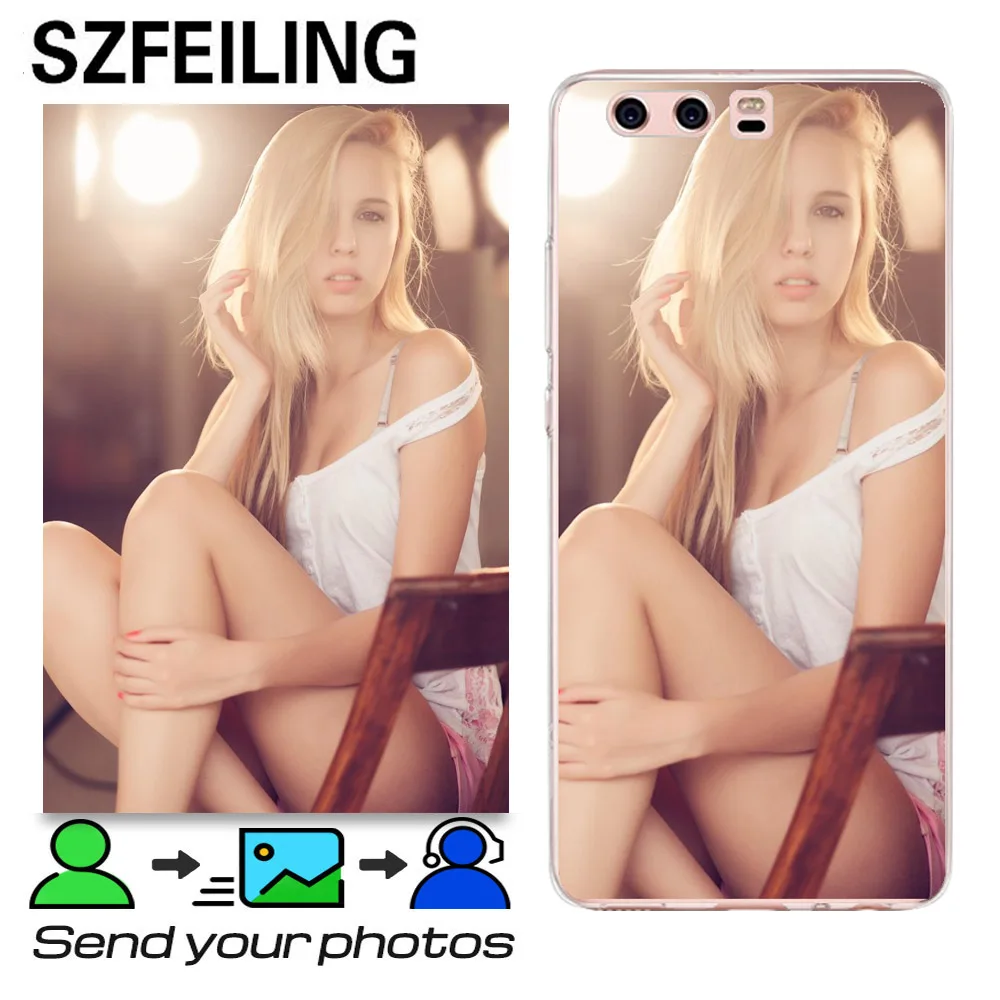 

Customized Image phone case For Huawei P8 P9 P10 P20 Lite P30 Mate 20 10 8 9 Pro back cover DIY photo shell Transparent case