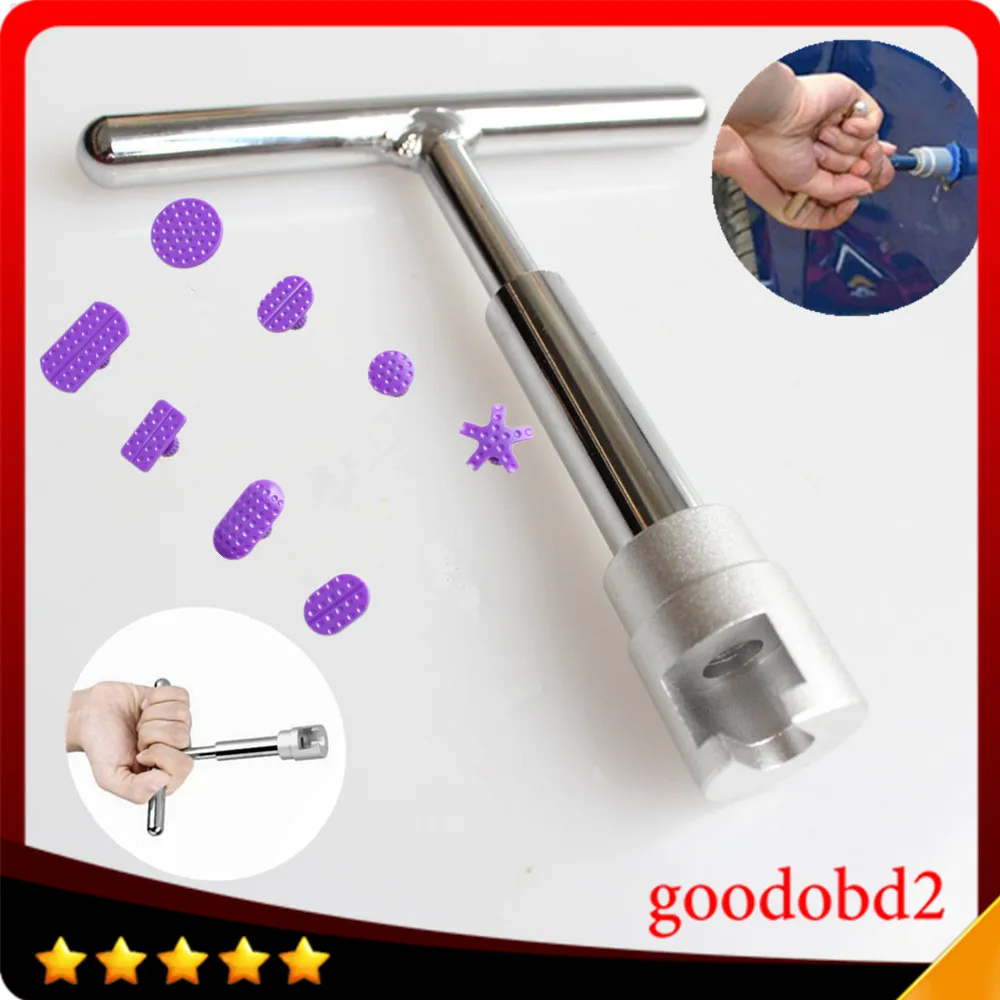 

PDR Pro Tabs 8pcs PDR T-bar Hammer Tools Dent Removel Paintless Dent Repair Tool Kit for car Auto Body Repair Tool for VW Audi