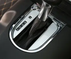 YAQUICKA 2 шт./компл. салона Шестерни ручка переключения Панель рамы Trim, укладка пайетки для Ford Mustang 2015 2016 ABS Авто Стикеры