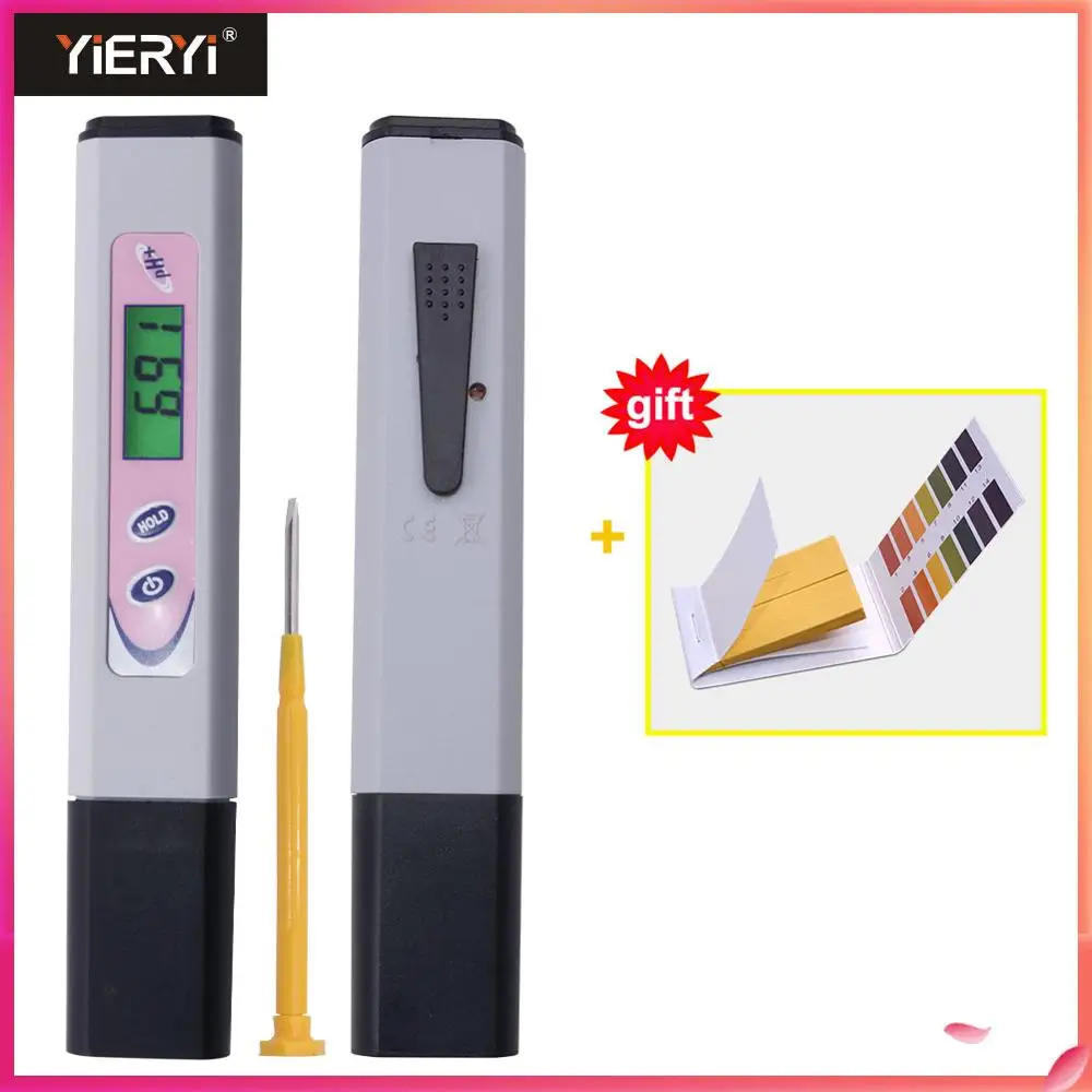 

Yieryi PH-961 Portable LCD Digital Water PH Meter Pen Tester Aquarium Pool Water Wine Urine Automatic Calibration Accuracy 0.01