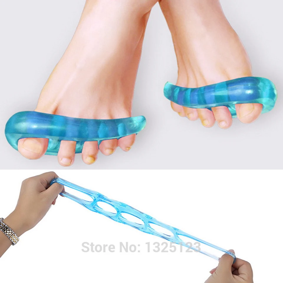1 Pair Gel Orthotic Toes Straightener Separator Hallux Valgus Foot