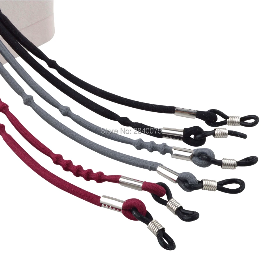 

Retail Elastic eyeglass Cord sunglasses neck string eyewear lanyard holder black red grey colour