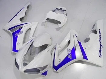 

Full Body Kits for Triumph 675 2009 - 2012 Blue White Fairing Kits Daytona 11 12 Fairing Kits for Triumph 675 2012