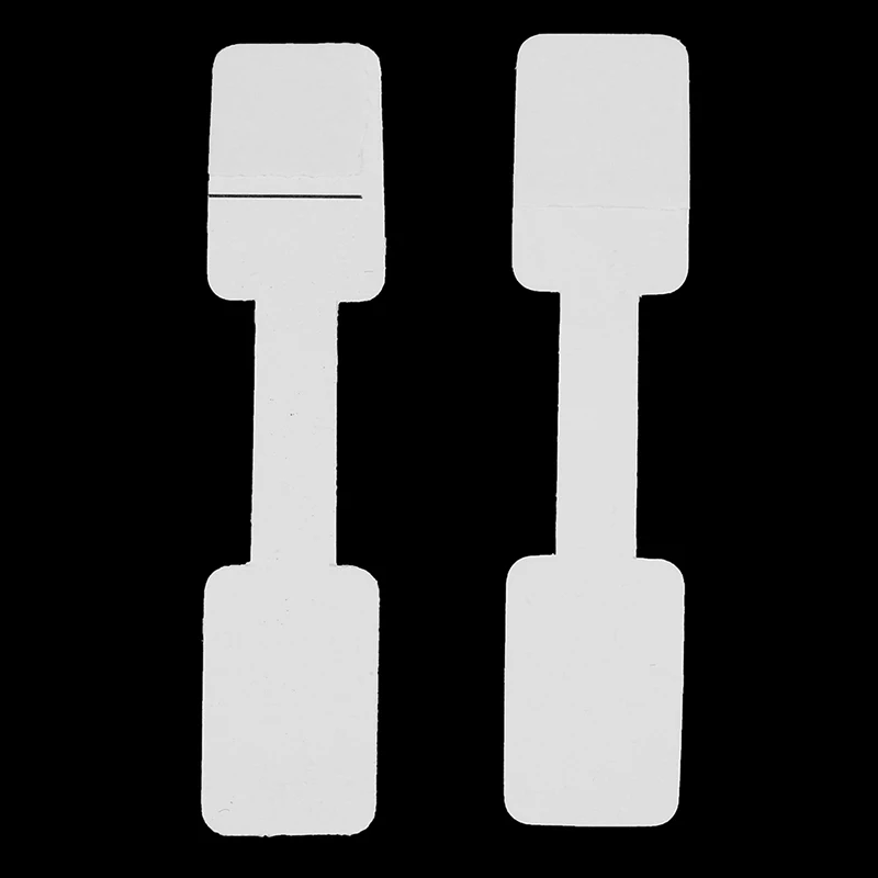 50 шт белые бумажные наклейки розничный магазин пустые ценники ожерелье кольцо ювелирные этикетки для канцелярских товаров/обуви/одежды