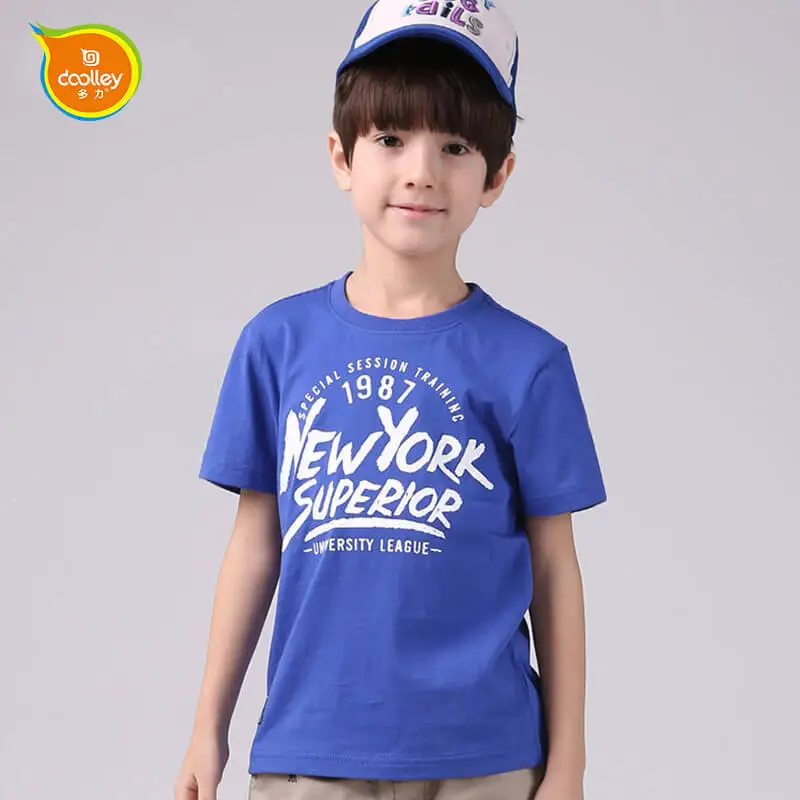 

DOOLLEY Boy Summer Casual T-shirt 2016 New Arrival Kids Fashion Cotton Tees Tops Children Clothing Size 110-170 cm