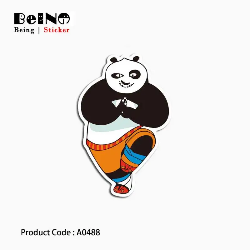 Kung Fu Panda Debout sur Une Jambe autocollant Étanche Valise Autocollant  Portable Planche À Roulettes Guitare Jouet D'enfant A0488 Autocollants QY32  | AliExpress