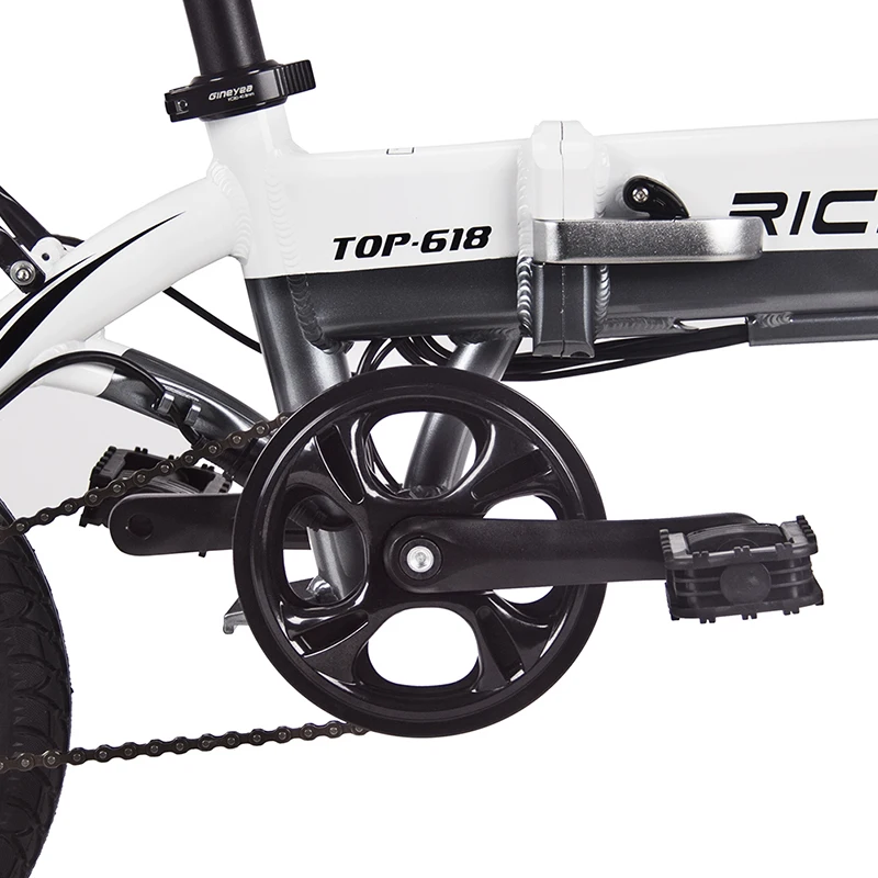 Складной электровелосипед RT-618, 14 дюймов, 36 В, 250 Вт, Ач, литиевая батарея, электрический велосипед, складной горный велосипед