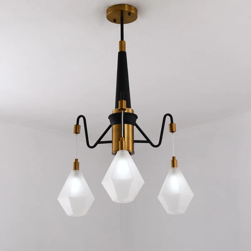 Classical White/Green Lampshade Bedroom Pendant Lamp Living room Chandeliers Restaurant Hanging Lamp G9 LED Bulb 110/220V