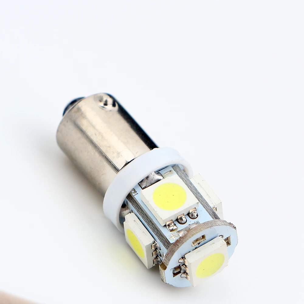 YM E-Bright 24 в 300 шт BA9S 5050 5 SMD T11 T4W светодиодный светильник лампа зазор обратный светильник индикатор лампы для чтения смешанные цвета 60 люмен