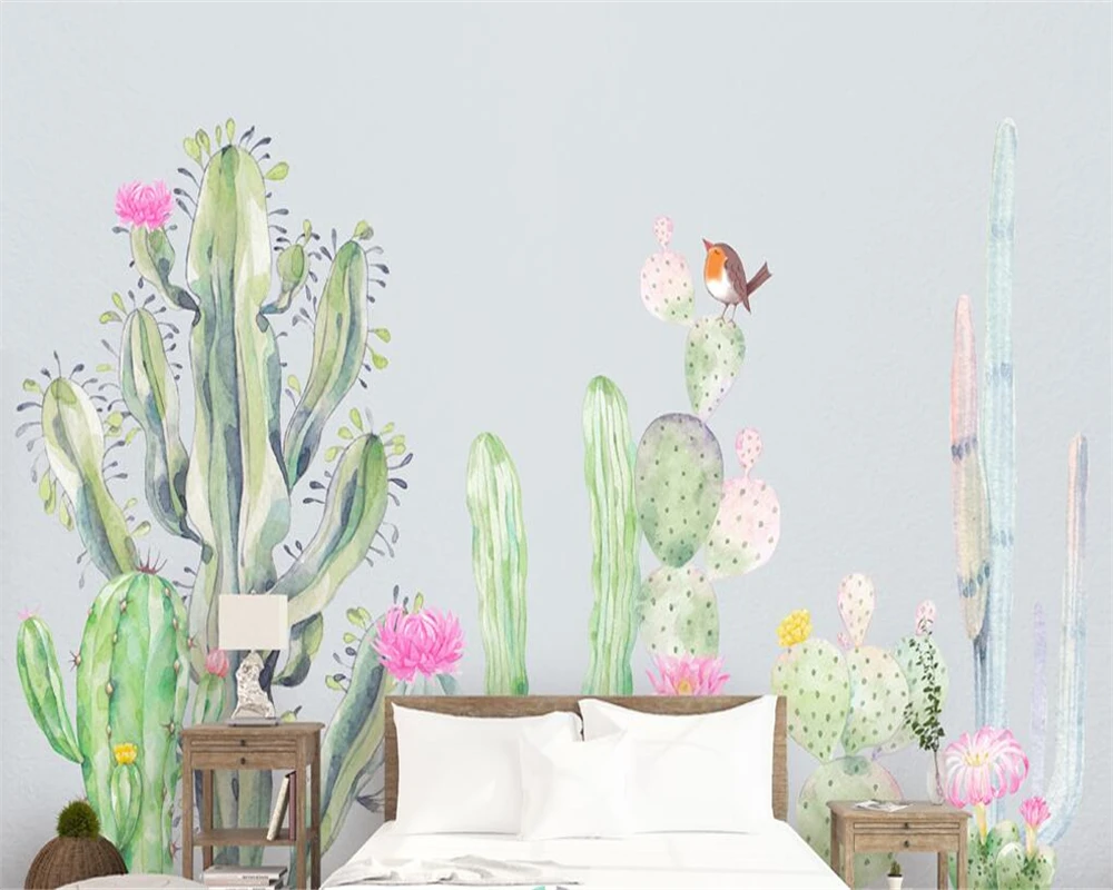 Beibehang Custom wallpaper beautiful hand painted American