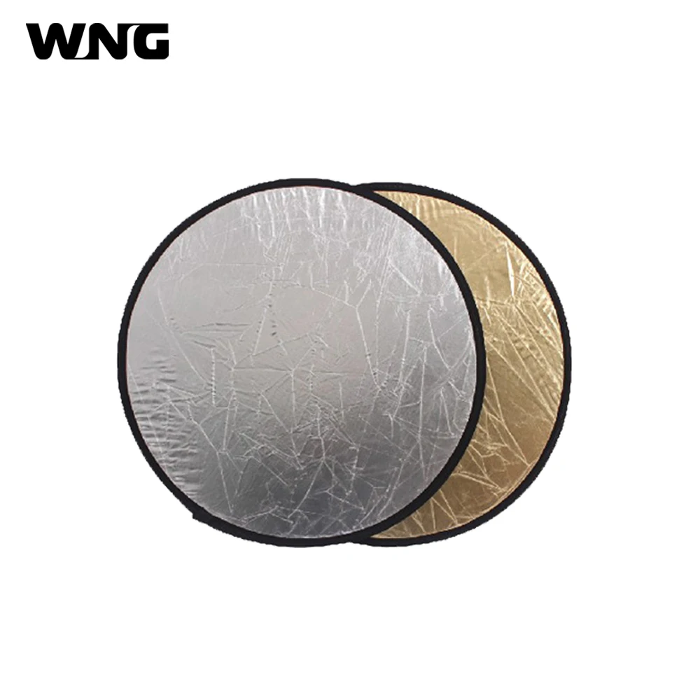 

42inch 110cm 2 in 1 Collapsible Light Round Photography Reflector Light Diffuser for DSLR Photo and Studio