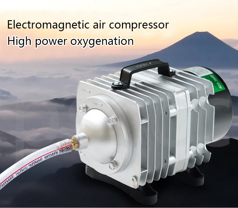 90Л/мин HAILEA ACO-388D Электрический магнитный воздушный компрессор для аквариума с воздушным делителем для аквариума Гидропоника пруда аэратор воздуха