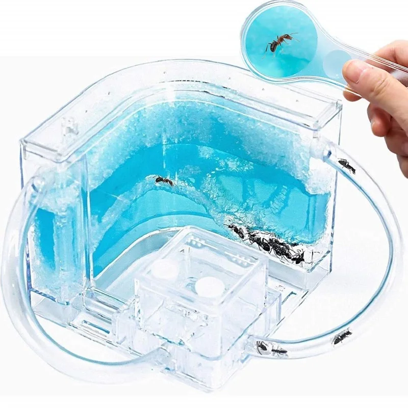 

Connecting Ant Farm Castle with Tubes, Habitat Educational & Learning Science Kit Toy for Kids & Adults Allows Study of Ecosyste