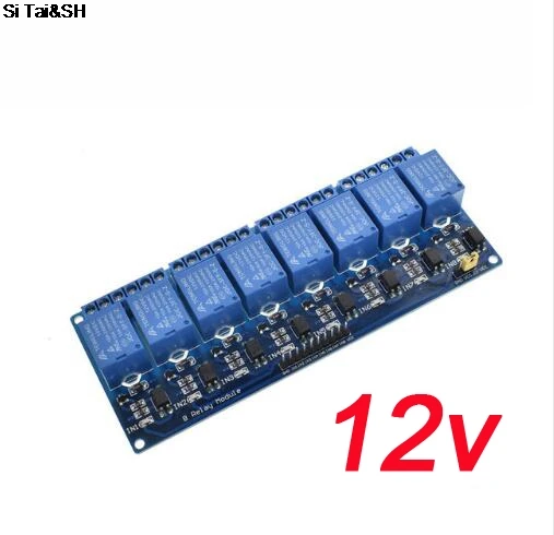Релейный модуль для arduino 5 В 12 1 2 4 6 8 каналов с оптроном релейный