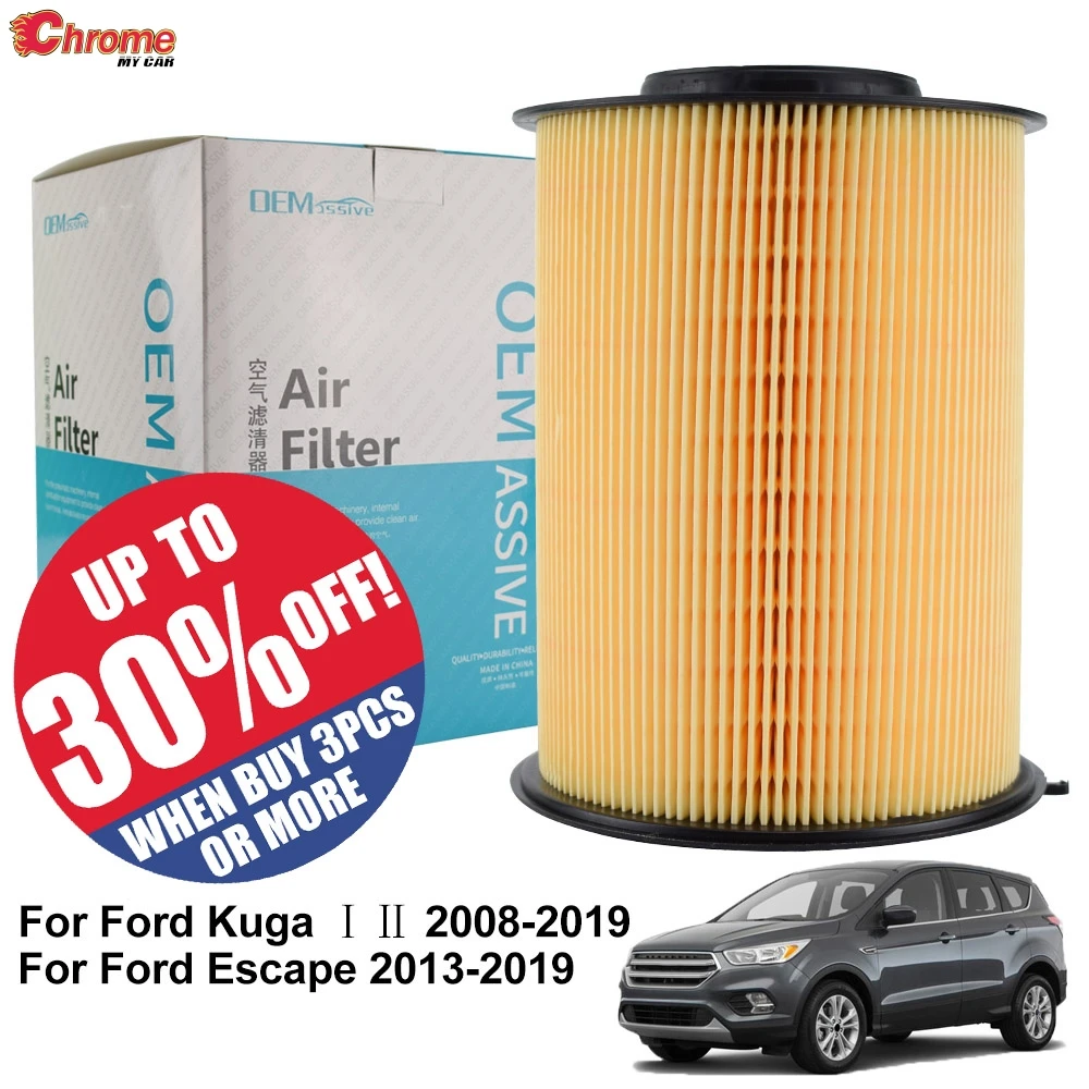 

For Ford Kuga 2008 2009 2010 2011 2012 2013 2014 2015 2016 2017 2018 2019 1.5L 1.6L 2.0L Air Filter Interior Kit Accessories