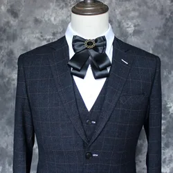 New Free Shipping fashion casual Men's male Korean women dress collar tie handmade British groom Groomsmen MC tide bow Headdress
