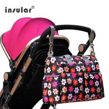 Insular модная сумка для подгузников, дорожная сумка для мам, сумки для подгузников Bolsa Maternidade, сумка для детской коляски для мам Mochila Infantil
