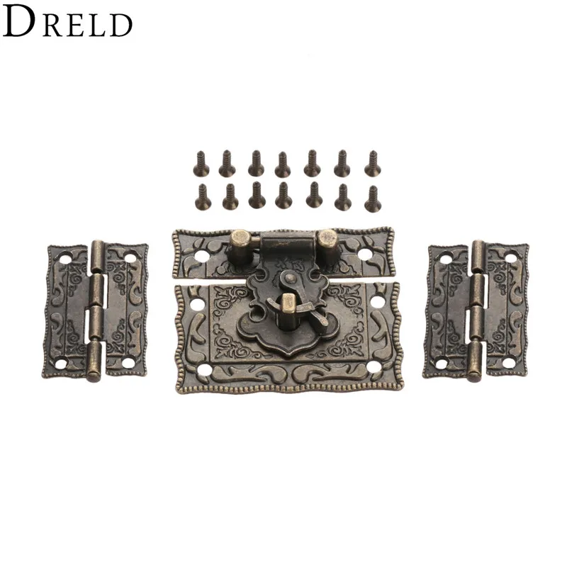 Dreld 2Pcs Suitcase Cabinet Hinge 1Pc Antique Bronze Jewelry Wooden Box Latch Hasp Clasp Vintage Hardware Furniture Accessories huismerk kopen in de aanbieding Dreld 2Pcs Suitcase Cabinet Hinge 1Pc Antique Bronze Jewelry Wooden Box Latch Hasp Clasp Vintage Hardware Furniture Accessories huismerk kopen in de aanbieding
