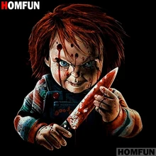 HOMFUN Алмазная картина "ужасный ребенок" вышивка крестом на заказ фото алмаз, вышивка квадратными круглыми настенный Декор для дома A07386